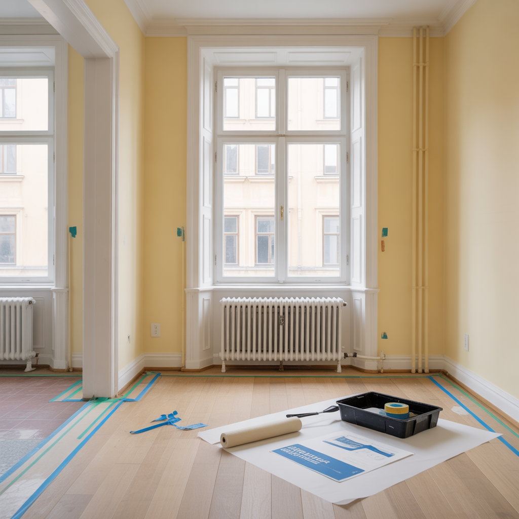 maskering infor malning ratt tejp tekniker och fallgropar