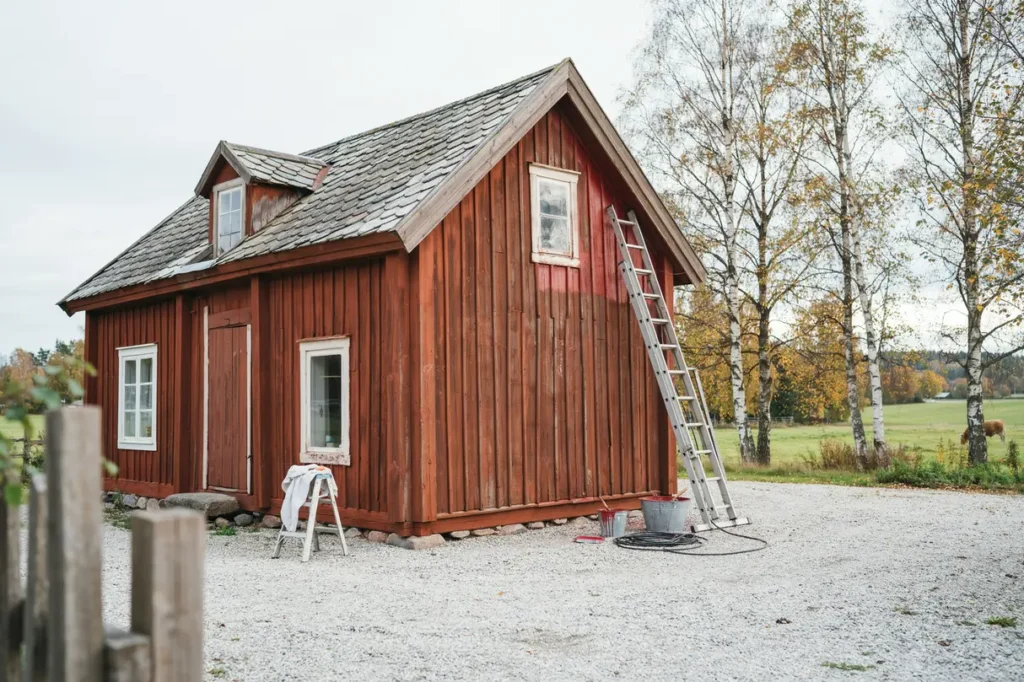 r df rgsm lning av timmerhus planering och underh ll av fasad